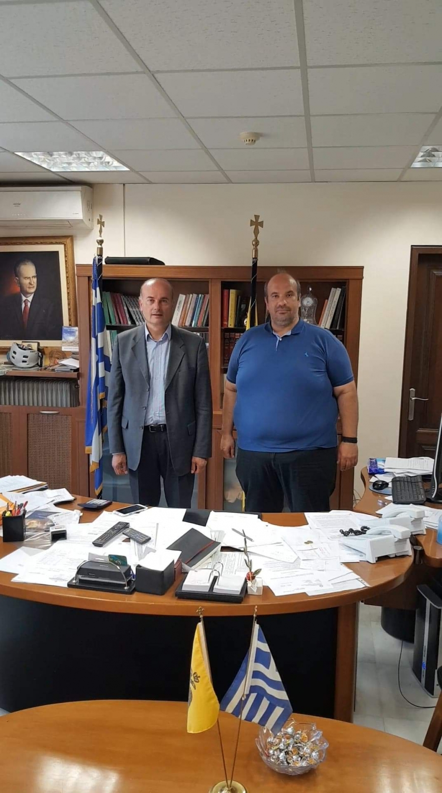 Επίσκεψη του Εκτελεστικού Γραμματέα της Περιφέρειας Δυτικής Μακεδονίας στον Αντιπεριφερειάρχη Γρεβενών
