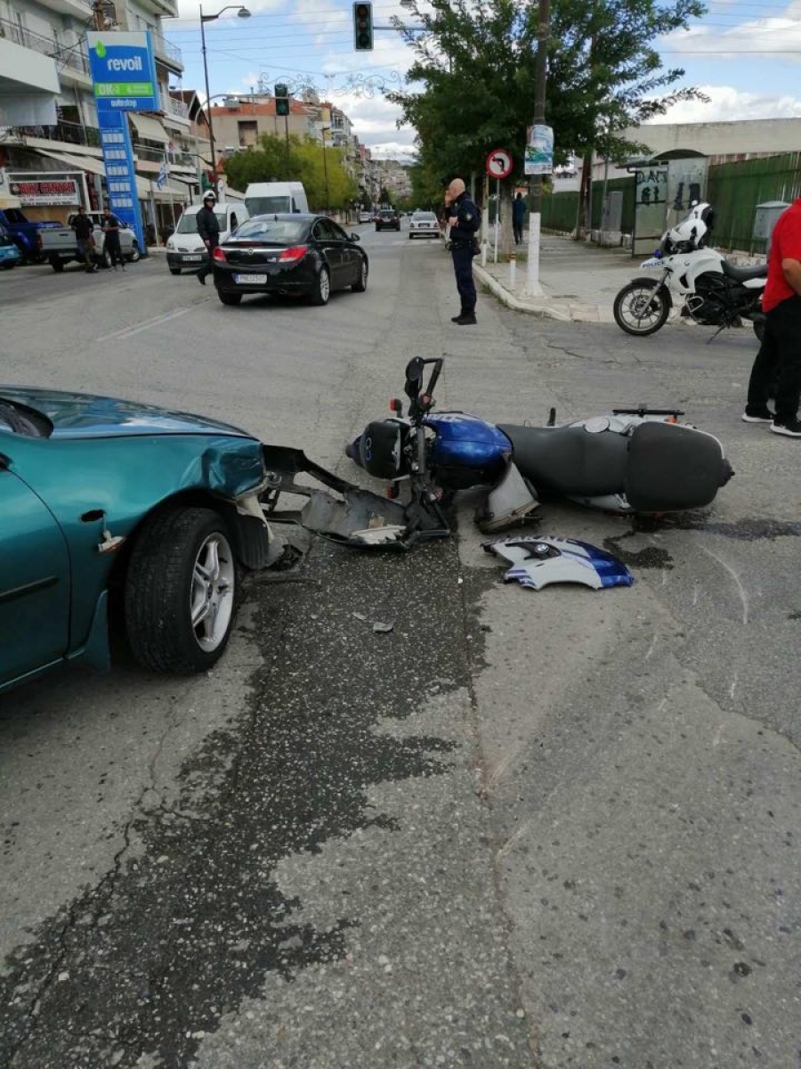 ΓΡΕΒΕΝΑ: Τροχαίο ατύχημα με 40χρονο μοτοσικλετιστή