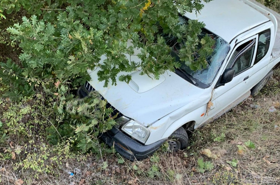 Τροχαίο ατύχημα στο 6ο χλμ. Γρεβενών -Κηπουρείου.