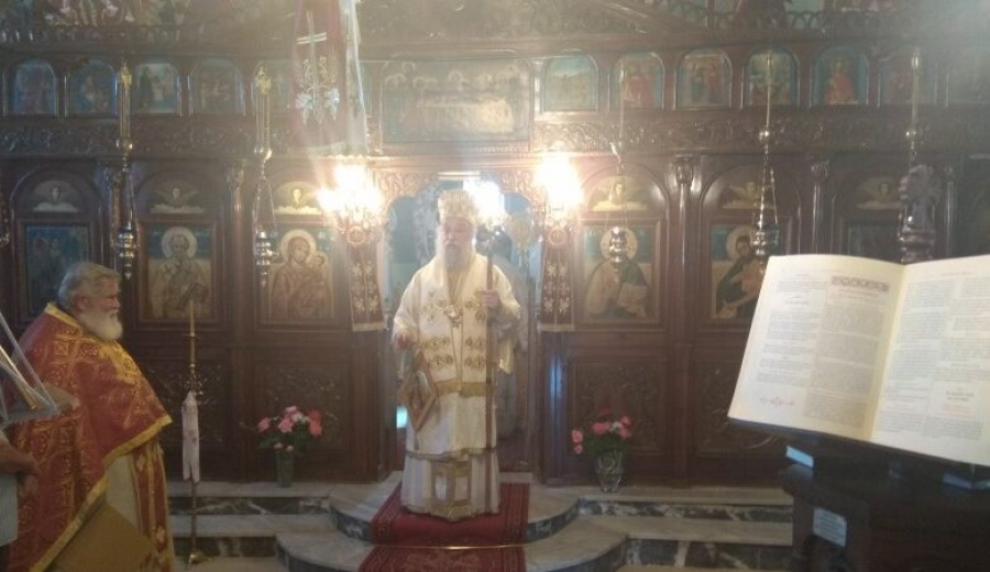 Στον Ιερό Ναό Αγίου Νικολάου στην Καλλιθέα λειτούργησε ο Μητροπολίτης Γρεβενών κ. Δαβίδ (VIDEO)