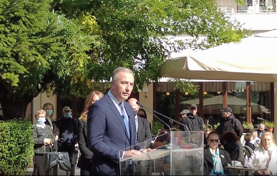 Ο Υφυπουργός Εσωτερικών (Μακεδονίας – Θράκης) Σταύρος Καλαφάτης στις εκδηλώσεις για την 109η Επέτειο Απελευθέρωσης της πόλης των Γρεβενών