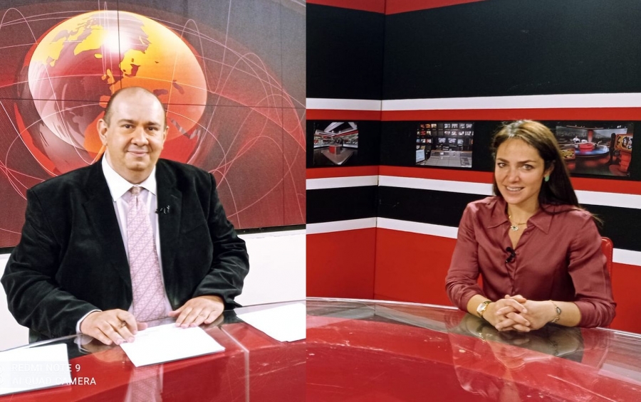Η υφυπουργός εργασίας και κοινωνικών υποθέσεων Δόμνα Μιχαηλίδου στο κεντρικό δελτίο ειδήσεων του west channel (VIDEO)