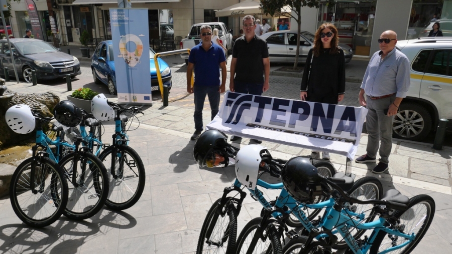 Παράδοση έξι ποδηλάτων, προσφορά του Ομίλου ΓΕΚ ΤΕΡΝΑ, για την «Ευρωπαϊκή Εβδομάδα Κινητικότητας»