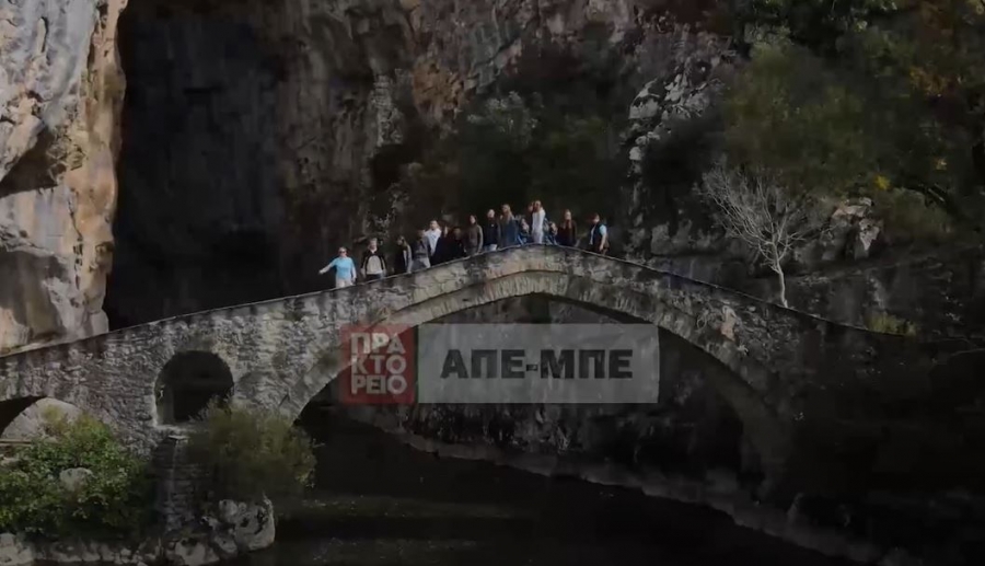 Ιταλοί φοιτητές επισκέφθηκαν το φαράγγι της Πορτίτσας στο Γεωπάρκο UNESCO Γρεβενών – Κοζάνης (Bίντεο)