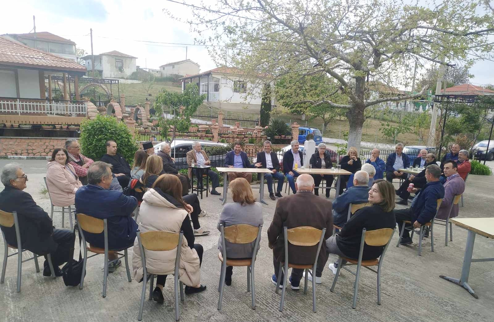 Επισκέψεις του υποψηφίου βουλευτή Θανάση Σταυρόπουλου σε κοινότητες της Π.Ε. Γρεβενών