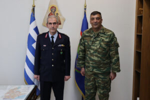 Εθιμοτυπική επίσκεψη πραγματοποίησε στο Διοικητή της 9ής Μηχανοποιημένης Ταξιαρχίας, ο Γενικός Περιφερειακός Αστυνομικός Διευθυντής Δυτικής Μακεδονίας.
