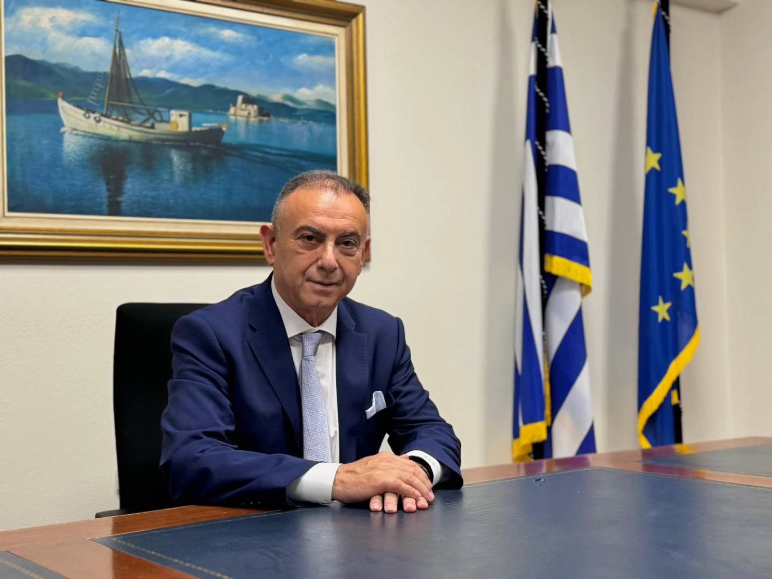 Ο Υφυπουργός Αγροτικής Ανάπτυξης Χρήστος Κέλλας με τους συνεργάτες του στα Γρεβενα για την εμφάνιση κρουσμάτων πανώλης στα πρόβατα