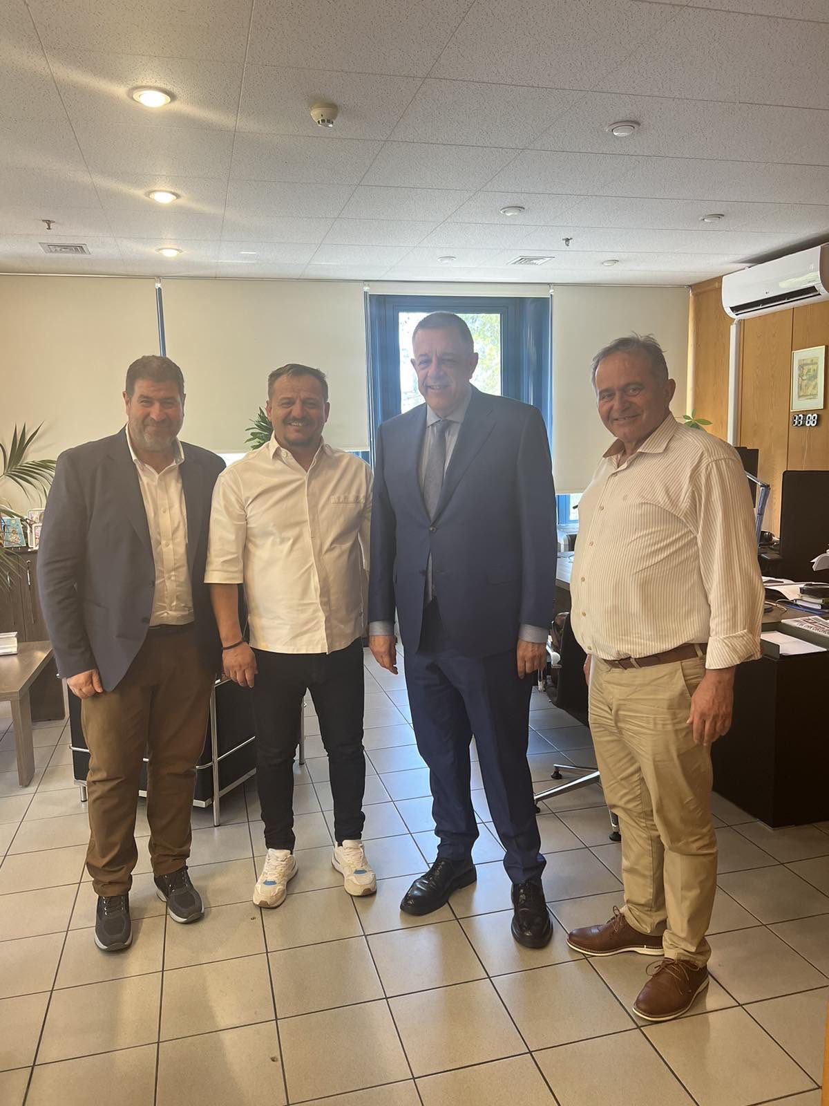 Συσκέψεις σχετικά με την πρόοδο των έργων του Ε-65  και για λειτουργικά ζητήματα του Δήμου Δεσκάτης