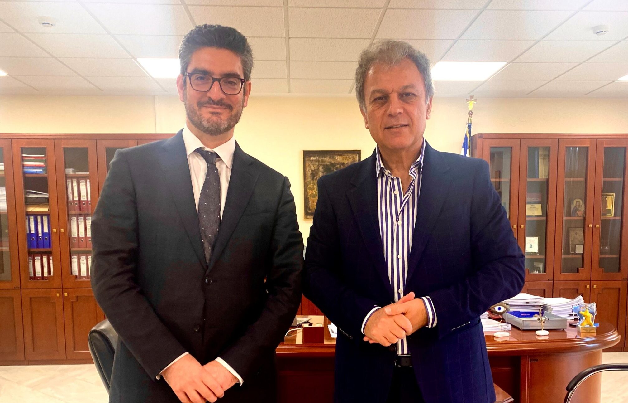 Επίσκεψη του Γενικού Προξένου της Κυπριακής Δημοκρατίας στον Περιφερειάρχη Δυτικής Μακεδονίας