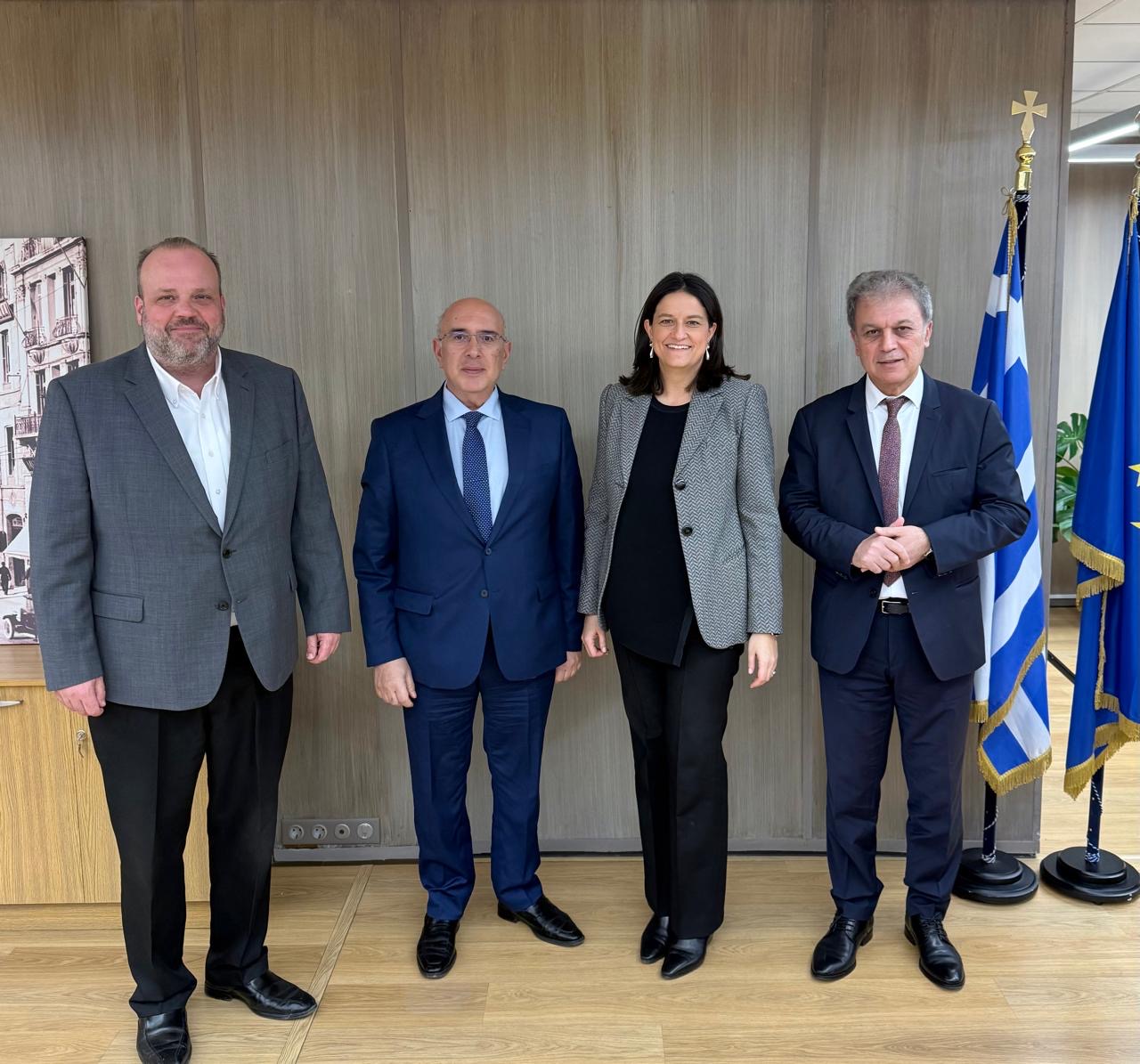 Συναντήσεις του Περιφερειάρχη Γιώργου Αμανατίδη με τις Υπουργούς Εργασίας και Κοινωνικής Συνοχής