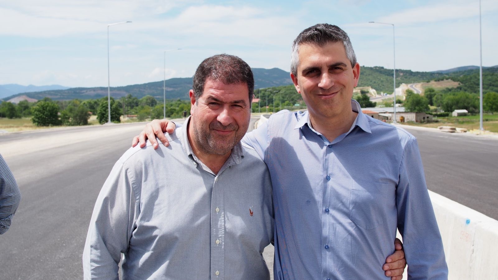 Επίσκεψη της Πολιτικής Ηγεσίας του Υπουργείου Υποδομών & Μεταφορών στο Βόρειο Τμήμα του Αυτοκινητόδρομου Ε65