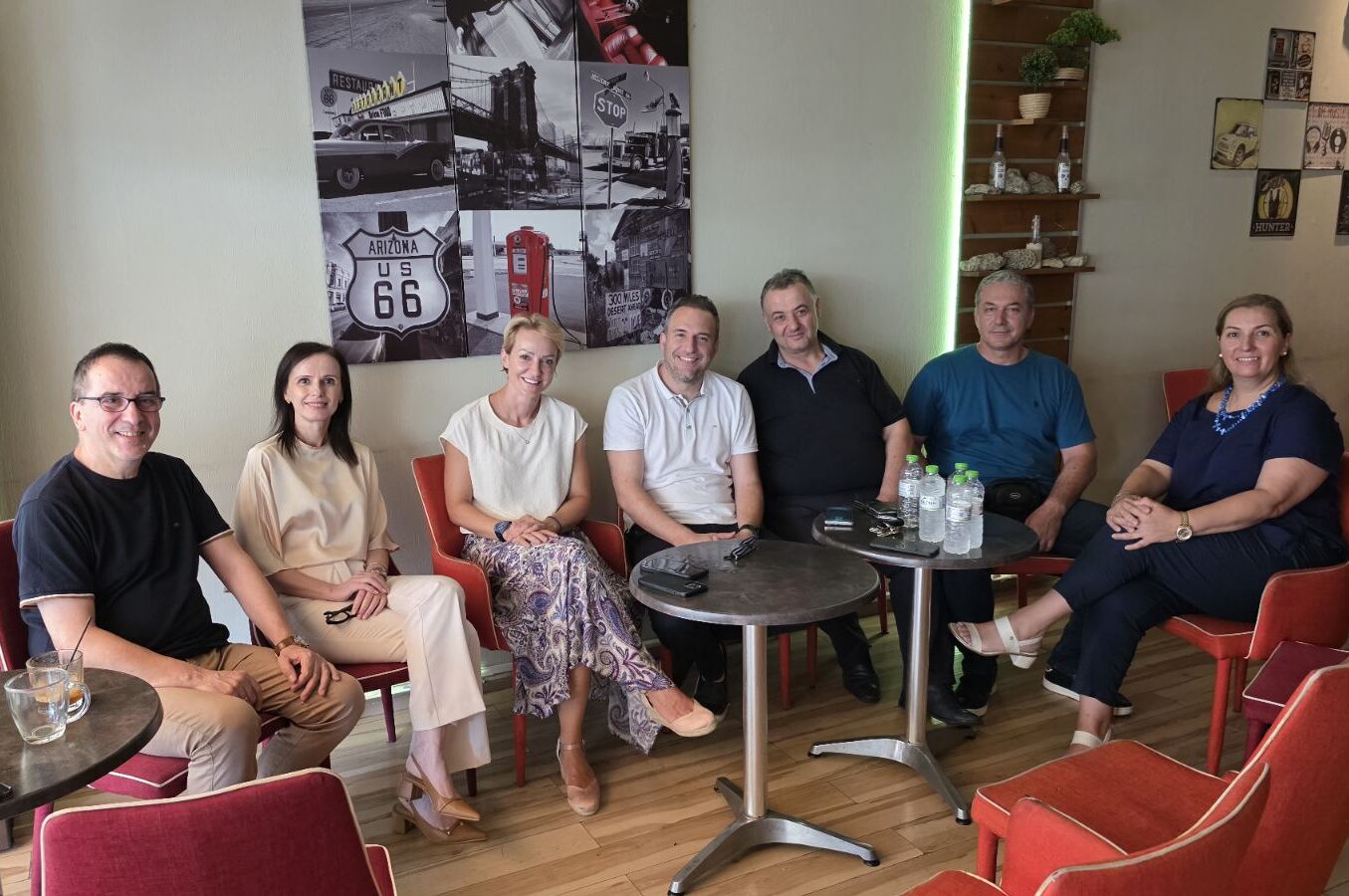 Συνάντηση  Αλεξάνδρας Σδούκου με τον πρόεδρο και μέλη του Εμπορικού Συλλόγου Γρεβενών