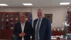 Συνάντηση του Γραμματέα της Αποκεντρωμένης Διοίκησης Ηπείρου-Δυτικής Μακεδονίας, με τον Περιφερειάρχη Δυτικής Μακεδονίας