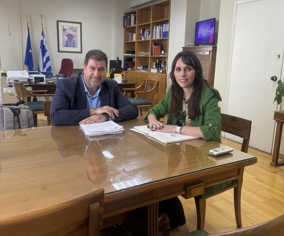 Συνάντηση Βουλευτή Π.Ε. Γρεβενών με την Υφυπουργό Εσωτερικών