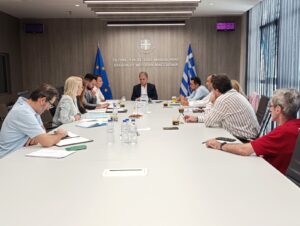 Συνάντηση του Περιφερειάρχη Δυτικής Μακεδονίας Γιώργου Αμανατίδη με τον Διοικητή της 3ης ΥΠΕ και τους Διοικητές των Νοσοκομείων της Περιφέρειας