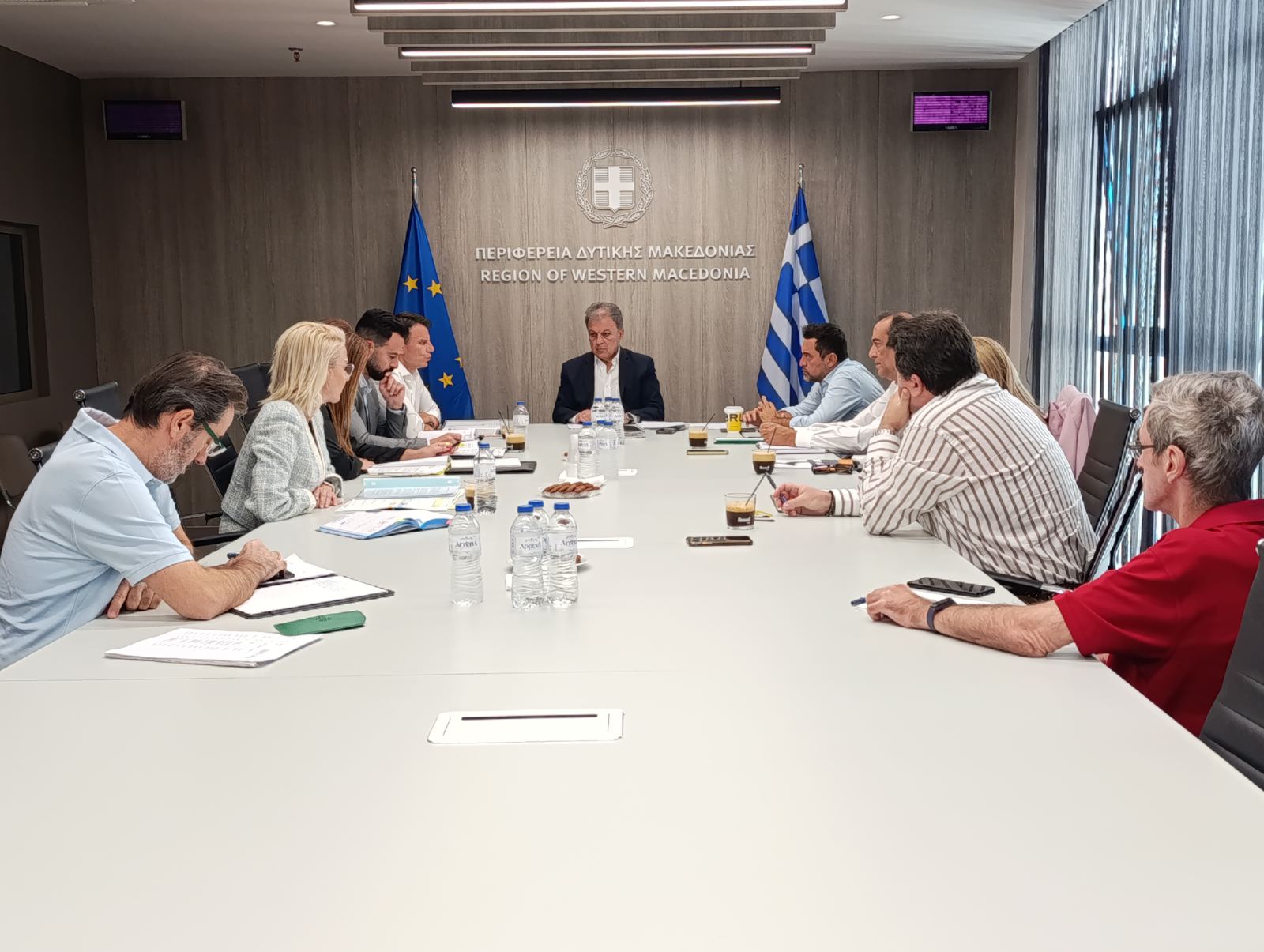 Συνάντηση του Περιφερειάρχη Δυτικής Μακεδονίας Γιώργου Αμανατίδη με τον Διοικητή της 3ης ΥΠΕ και τους Διοικητές των Νοσοκομείων της Περιφέρειας