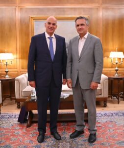 Επενδύσεις αμυντικής βιομηχανίας στη Δυτική Μακεδονία, στο επίκεντρο της συνάντησης του Γιώργου Κασαπίδη με Υπουργό Εθνικής Άμυνας κ. Νίκου Δένδια στην Αθήνα.
