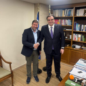 Συνάντηση του Βουλευτή Π.Ε. Γρεβενών με τον Υπουργό Εθνικής Οικονομίας και Οικονομικών κ. Κυριάκο Πιερρακάκη