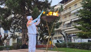 Η Ολυμπιακή Φλόγα στα Γρεβενά (video-φωτογραφίες)