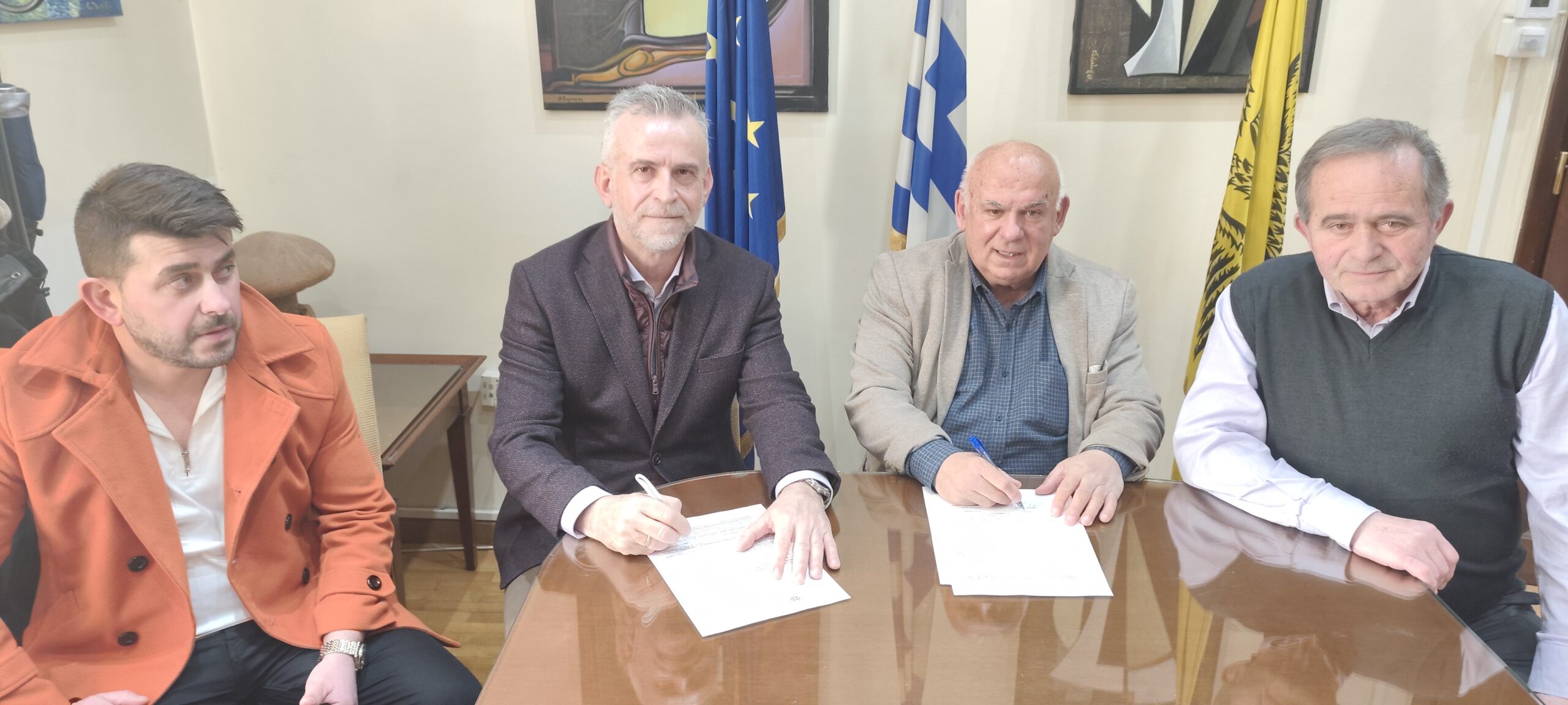 Ένα ακόμη βήμα για την αναβάθμιση της Τ.Κ  Μηλιάς: Υπογραφή σύμβασης μελέτης για την ανάπλαση του περιβάλλοντος χώρου του  Κέντρο Παλαιοντολογίας.