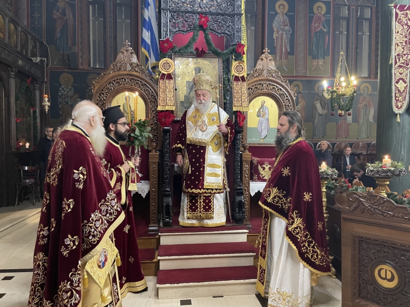 Η εορτή των Χριστουγέννων στον Μητροπολιτικό Ναό Γρεβενών