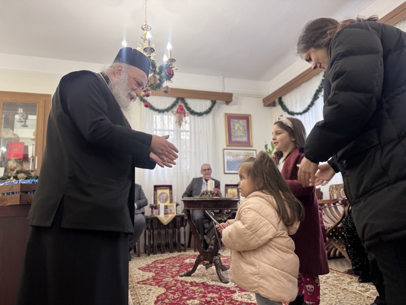 Τα Κάλαντα των Χριστουγέννων στον Σεβασμιώτατο Μητροπολίτη Γρεβενών κ. Δαβίδ