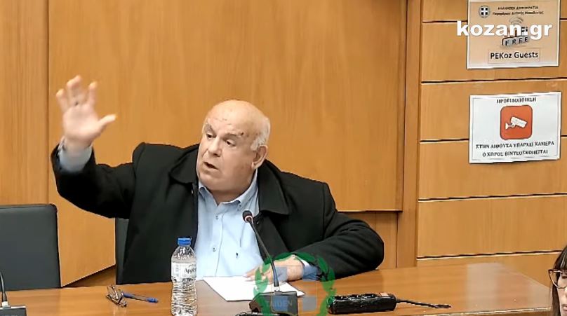Κ. Ταταρίδης στο Περιφερειακό Συμβούλιο: «Να μην πω καμιά βαριά κουβέντα» (Bίντεο)
