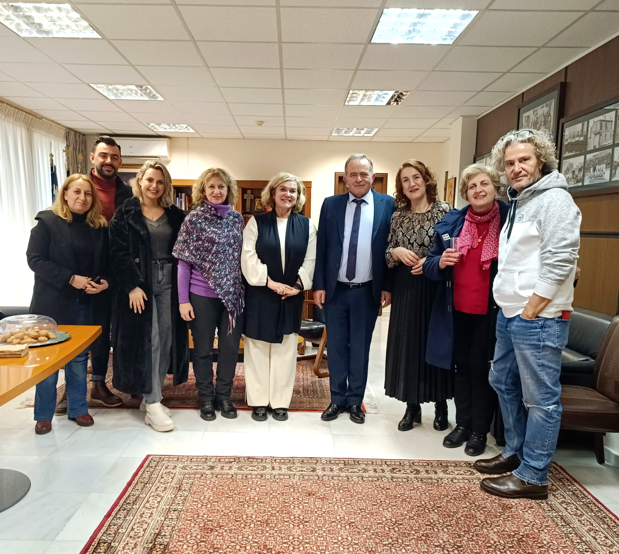 Ευχετήριες επισκέψεις για την ονομαστική εορτή του Αντιπεριφερειάρχη Π.Ε. Γρεβενών.