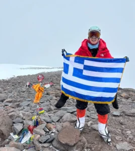 Η Κική Τσακαλδήμη τα κατάφερε: κατέκτησε την κορυφή του Ακονκάγκουα – Το θερμό ευχαριστώ στον Γρηγόρη Δημητριάδη