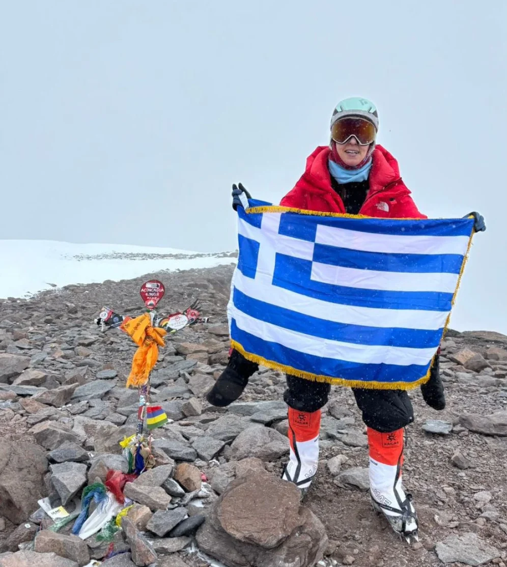 Η Κική Τσακαλδήμη τα κατάφερε: κατέκτησε την κορυφή του Ακονκάγκουα – Το θερμό ευχαριστώ στον Γρηγόρη Δημητριάδη