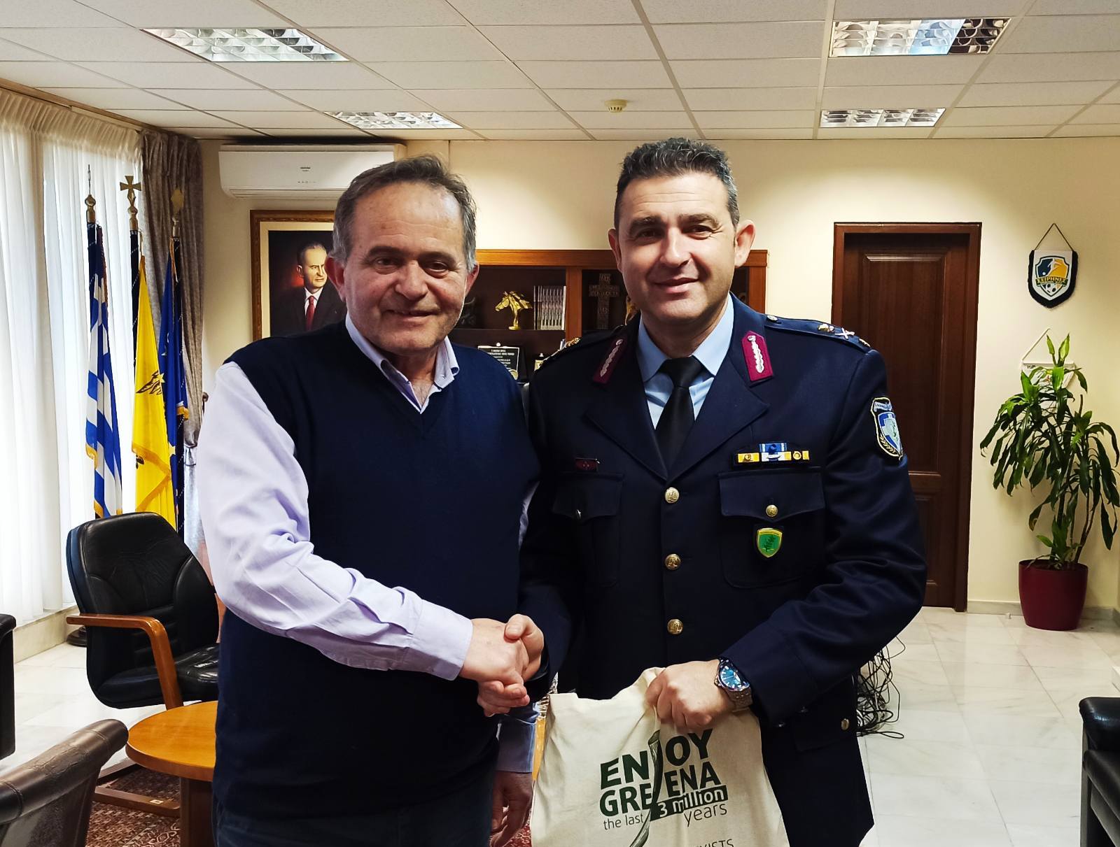 Εθιμοτυπικές επισκέψεις του Γενικού Δυτικής Μακεδονίας στον Αντιπεριφερειάρχη και Δήμαρχο Γρεβενών