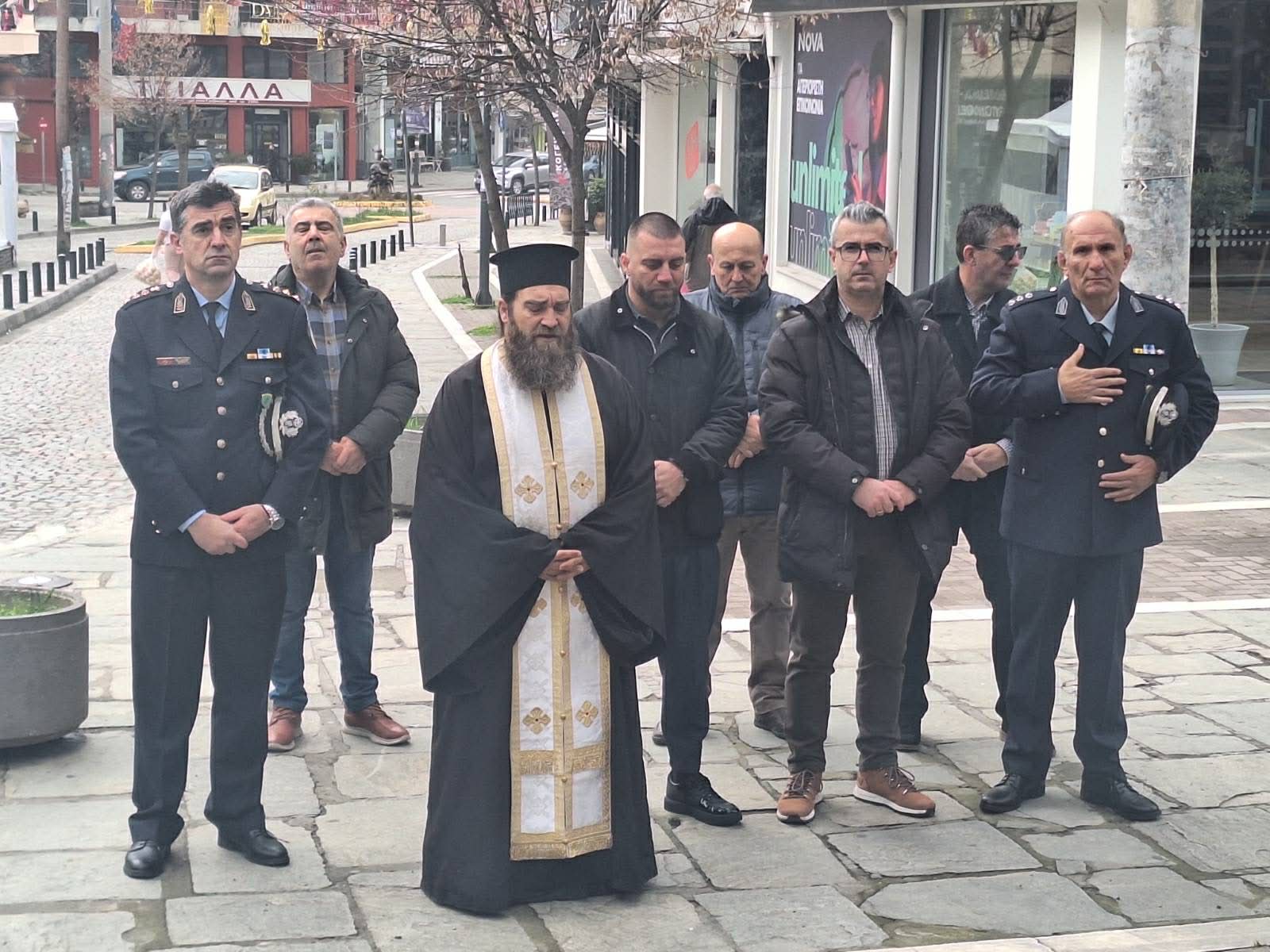 Eπιμνημόσυνη δέηση στη μνήμη των  Πεσόντων Αστυνομικών εν ώρα Υπηρεσίας.