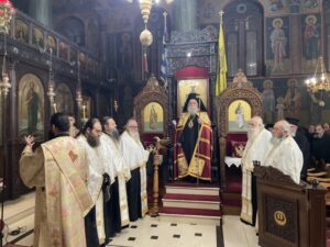 Ο Εσπερινός της Συγγνώμης στον Ιερό Μητροπολιτικό Ναό Γρεβενών