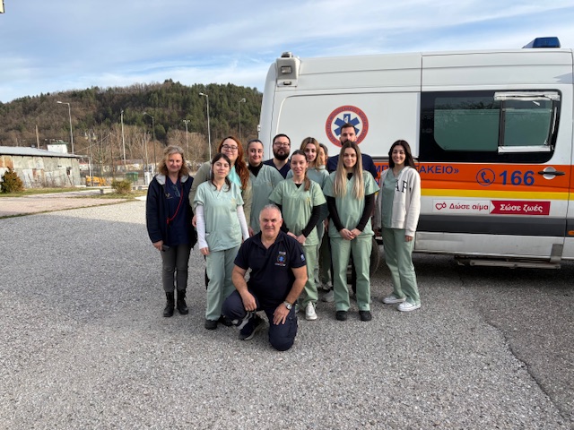 Σεμινάριο Πρώτων Βοηθειών και Καρδιοπνευμονικής Αναζωογόνησης από το ΕΚΑΒ στο ΚΔΗΦ ΑμεΑ «Σύμπλευση» Γρεβενών