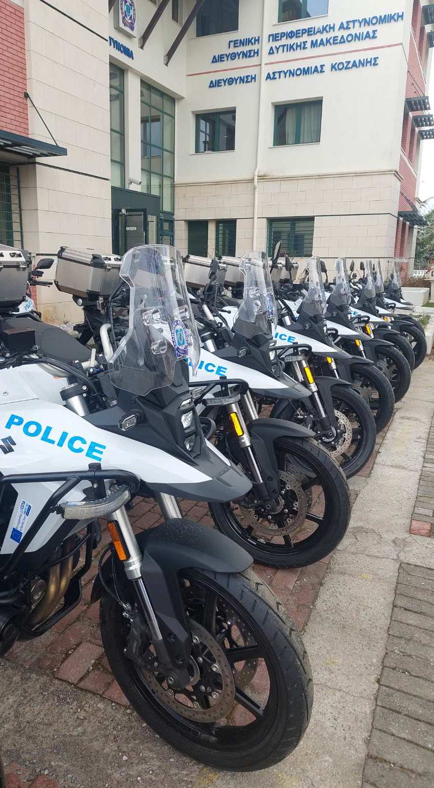 -19- νέες δίκυκλες μοτοσικλέτες σε Υπηρεσίες της Δυτικής Μακεδονίας