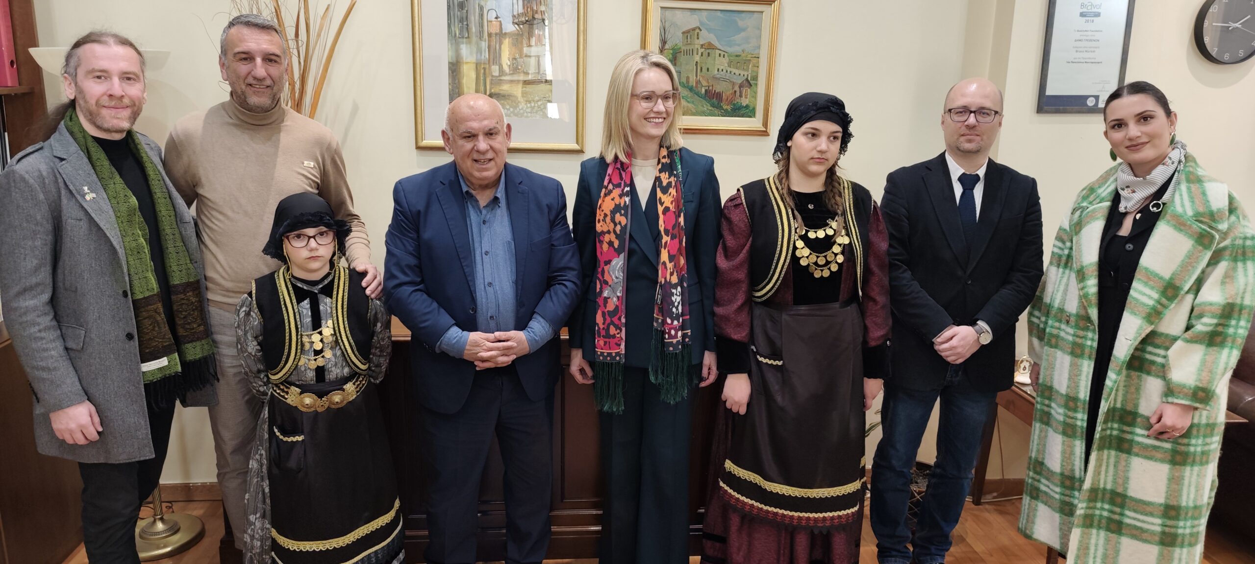 Επίσκεψη της Πρέσβειρας της Ιρλανδίας στον Δήμαρχο Γρεβενών.