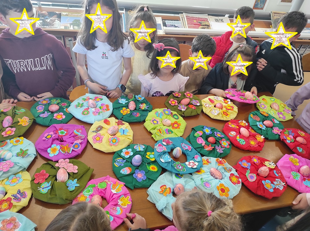 ΠΑΣΧΑΛΙΝΟ ΕΡΓΑΣΤΗΡΙ ΣΤΗ ΔΗΜΟΣΙΑ ΚΕΝΤΡΙΚΗ ΒΙΒΛΙΟΘΗΚΗ ΓΡΕΒΕΝΩΝ