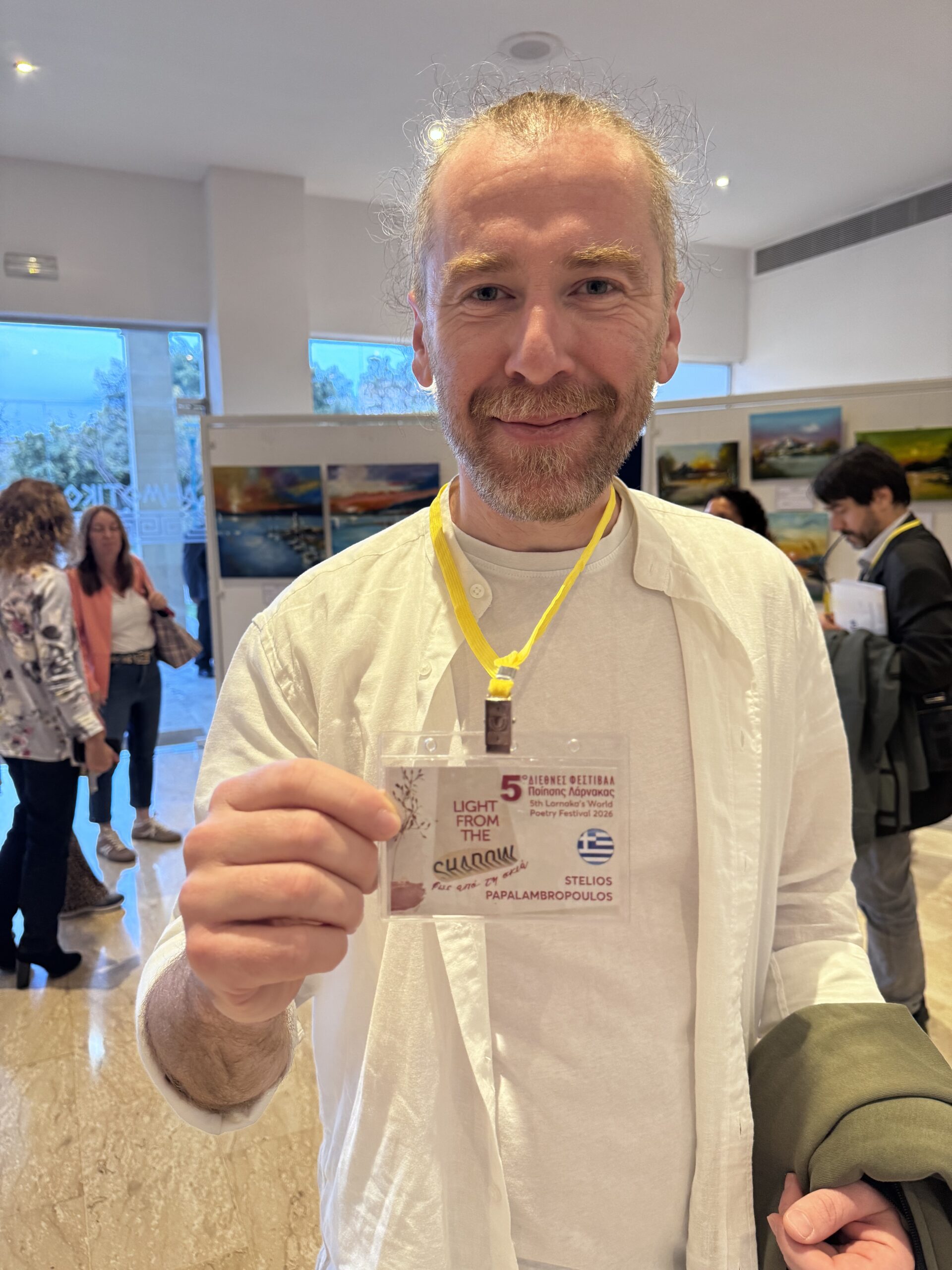 Συμμετοχή του Γρεβενιώτη Στέλιου Παπαλαμπρόπουλου στο 5ο Διεθνές Φεστιβάλ Ποίησης Λάρνακας (Κύπρος)