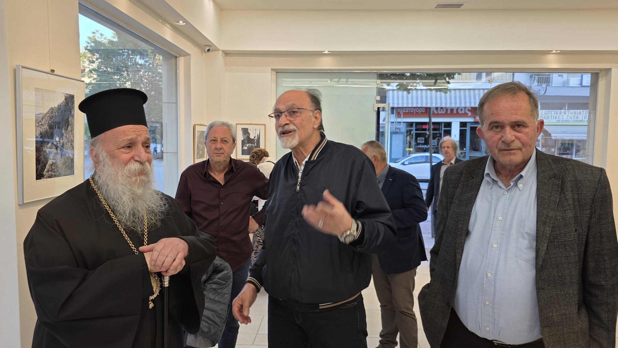 Τα εγκαίνια της έκθεσης φωτογραφίας  με τίτλο «Άγιον Όρος, Βίος της Ερήμου».