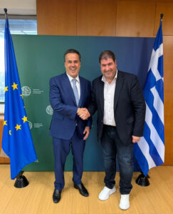 Συνάντηση του Βουλευτή Π.Ε. Γρεβενών με τον Υπουργό Περιβάλλοντος και Ενέργειας Σταύρο Παπασταύρου – Στο επίκεντρο η δασική διαχείριση και η ανάπτυξη της Π.Ε. Γρεβενών