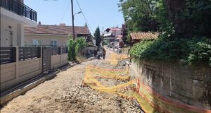 Αυτοψία Δημάρχου Γρεβενών στις εργασίες ανάπλασης του Βαροσίου.