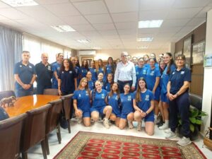 Η Εθνική Ομάδα Κοριτσιών U16 Βόλεϊ επισκέφθηκε τον Αντιπεριφερειάρχη Γρεβενών