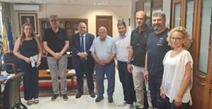 Σύσκεψη εργασίας για τη μετεγκατάσταση του ΕΚΑΒ Γρεβενών στο νέο κτίριο.