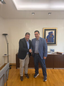 Συνάντηση του Βουλευτή Π.Ε. Γρεβενών Θανάση Σταυρόπουλου με τον Υφυπουργό στον Πρωθυπουργό Θανάση Κοντογεώργη για το αναπτυξιακό πρόγραμμα των Γρεβενών