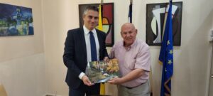 Υποδομές με αναπτυξιακό αποτύπωμα για τον Δήμο Γρεβενών.  -Η συνάντηση του Δημάρχου Κυριάκου Ταταρίδη με τον Υπουργό Υποδομών και Μεταφορών Χρίστο Δήμα στο Δημαρχείο.