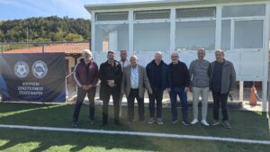Αυτοψία Δημάρχου Γρεβενών για τις εργασίες και τις παρεμβάσεις που απαιτούνται  στο γήπεδο της ΕΠΣ Γρεβενών