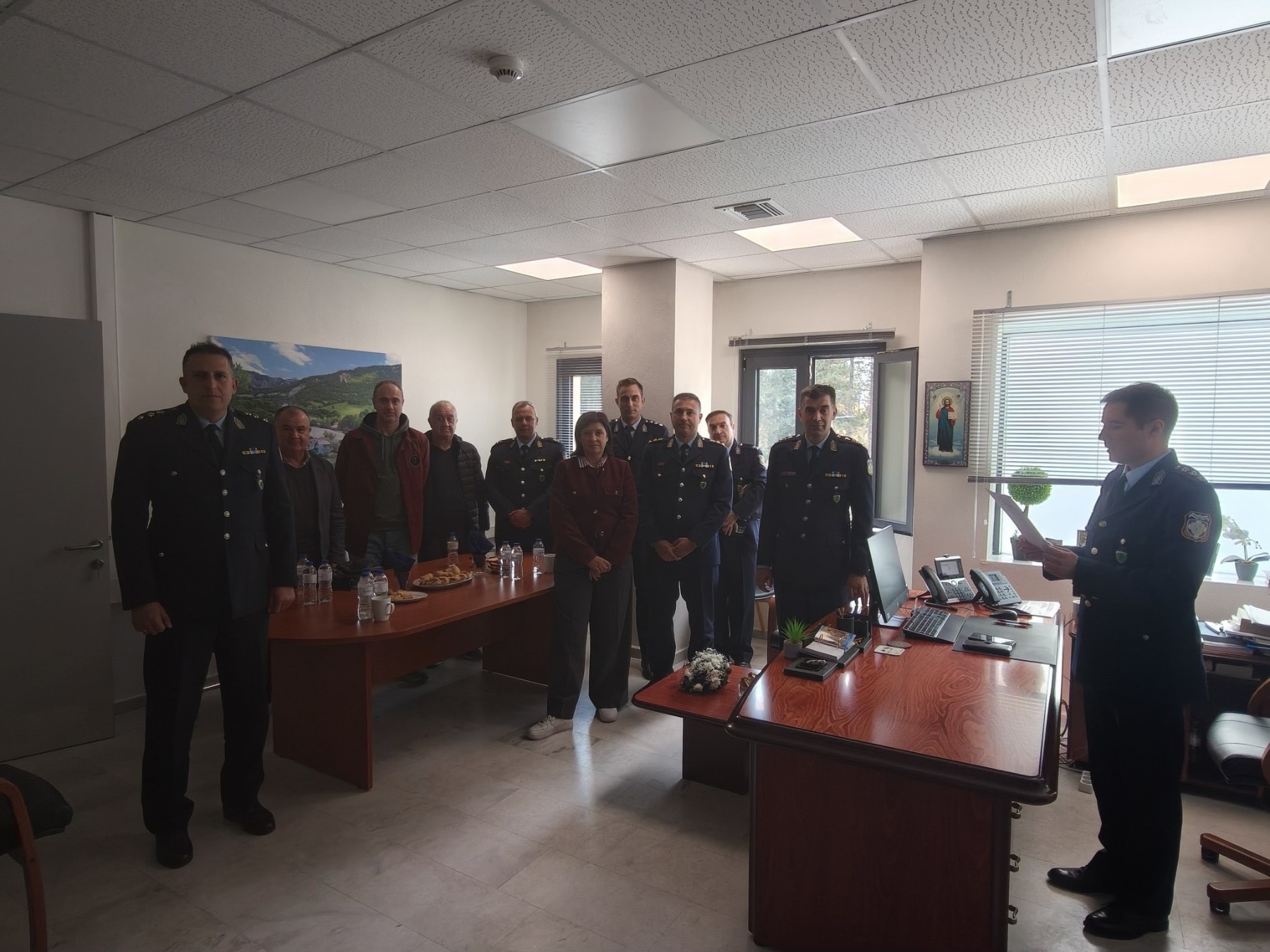Εκδηλώσεις εορτασμού της Εθνικής Επετείου της «28ης Οκτωβρίου 1940» στις έδρες των Διευθύνσεων Αστυνομίας της Γενικής Περιφερειακής Αστυνομικής Διεύθυνσης  Δυτικής Μακεδονίας